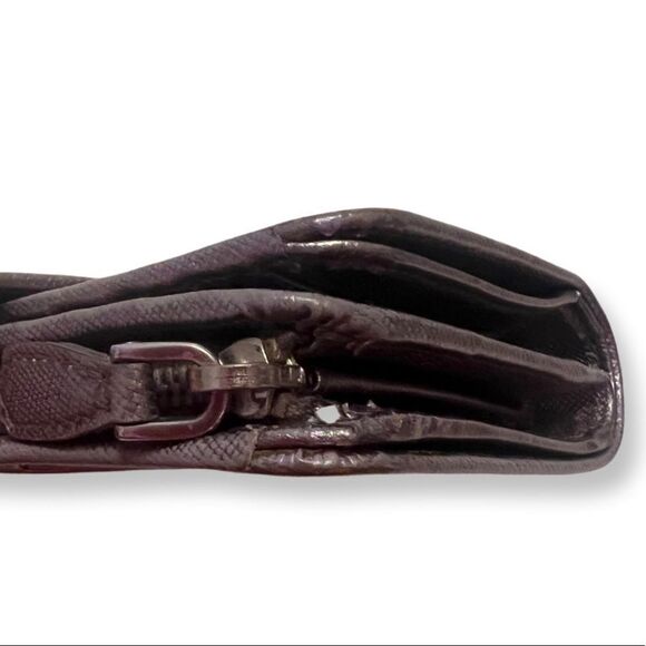 Prada Small Saffiano Compact Wallet Silver - Picture 9 of 16